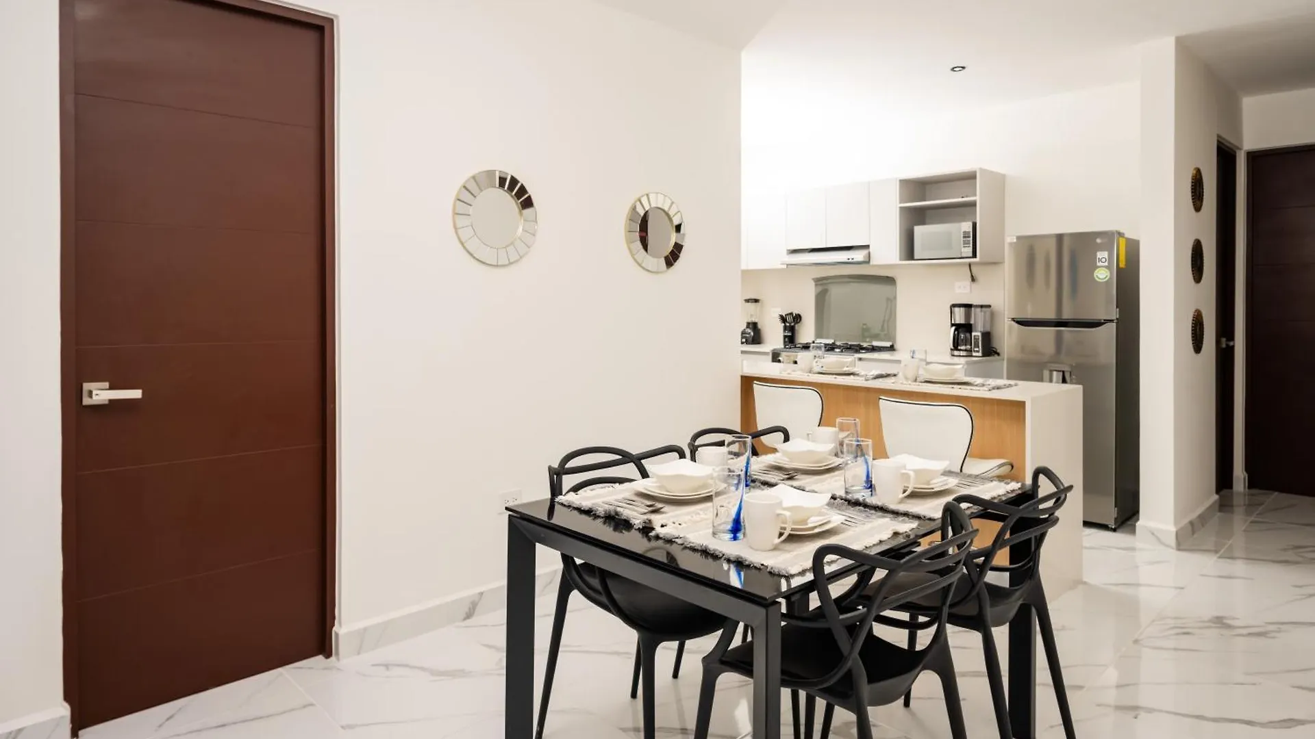 Acogedor Apartamento En Ombu Huayacan Канкун Апартаменты