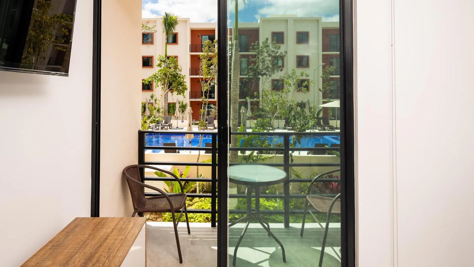 Апартаменты Acogedor Apartamento En Ombu Huayacan Канкун Мексика