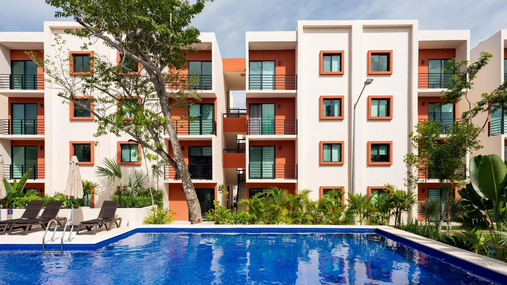Апартаменты Acogedor Apartamento En Ombu Huayacan Канкун Мексика